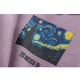 "Van Gogh" Graphic Unisex Streetwear Vintage Women Men Y2K Hoodie