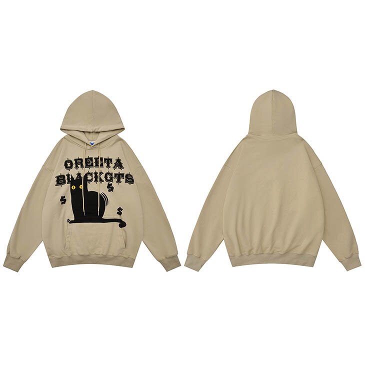 "Red Eyes" Graphic Unisex Streetwear Vintage Women Men Y2K Hoodie