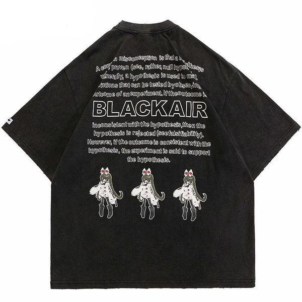 "Black Air" Unisex Men Women Streetwear Graphic T-Shirt