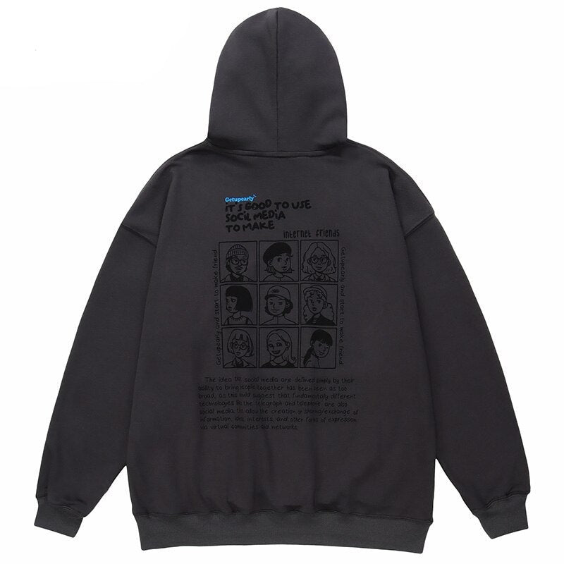 "Cold Calling" Unisex Men Women Streetwear Graphic Hoodie