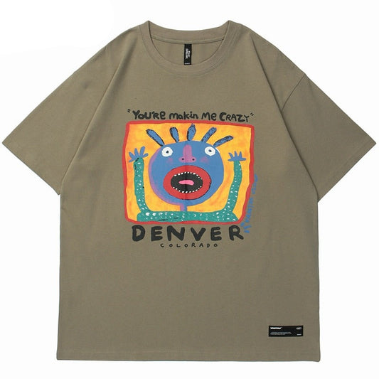 "Denver" Unisex Men Women Streetwear Graphic T-Shirt
