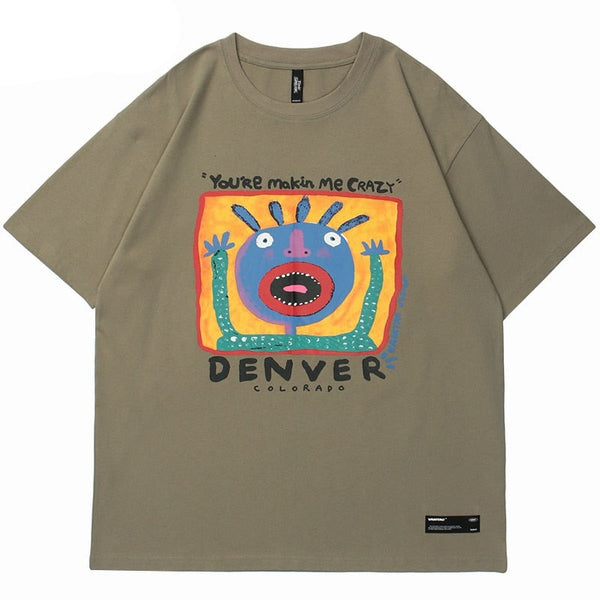 "Denver" Unisex Men Women Streetwear Graphic T-Shirt