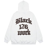 "Back To Work" Unisex Men Women Streetwear Graphic Hoodie