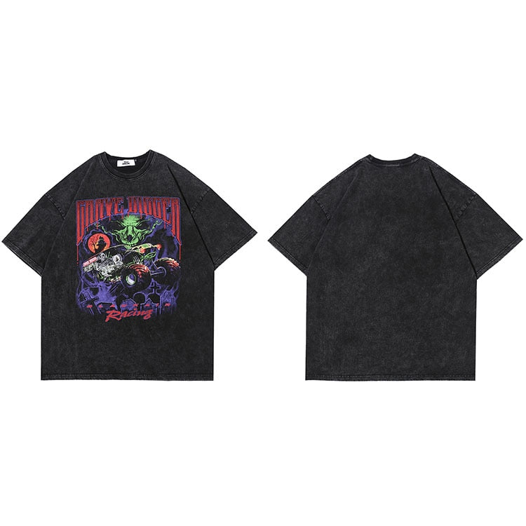 "Monster Truck Entry" Graphic Unisex Streetwear Vintage Women Men Y2K T-Shirt