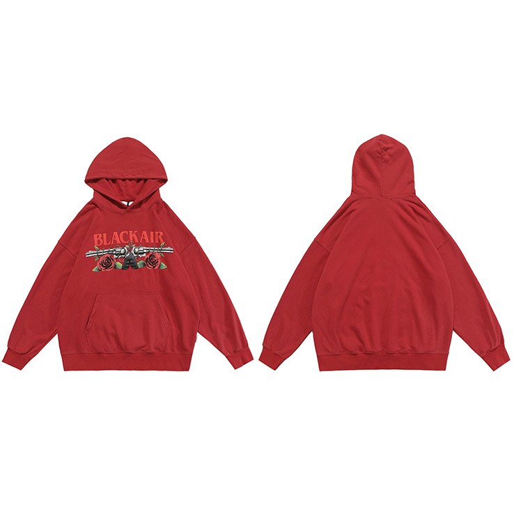 "Double Barrel" Unisex Men Women Streetwear Graphic Hoodie