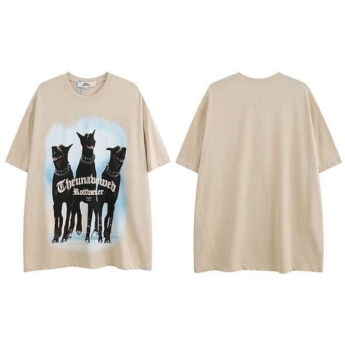 "Bite & Bark" Unisex Men Women Streetwear Graphic T-Shirt