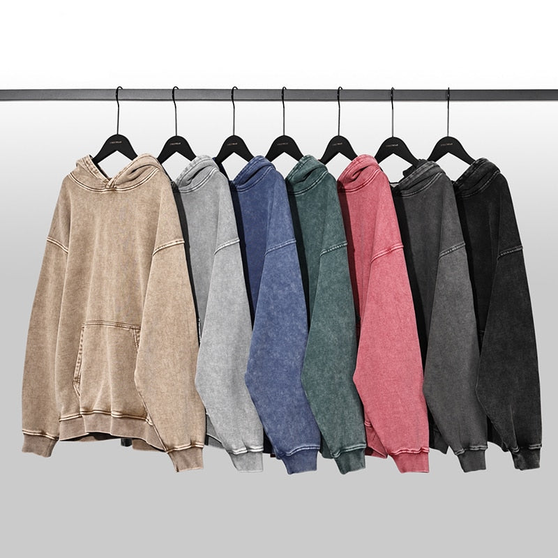 Oversized vintage hoodie with gothic and Y2K graphic design, relaxed streetwear silhouette, and retro urban aesthetic built for daily wear and layered outfits.