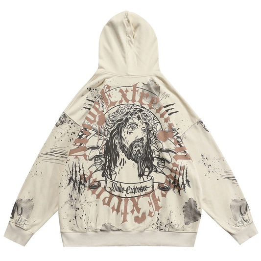 "The Fallen King" Unisex Men Women Streetwear Graphic Hoodie