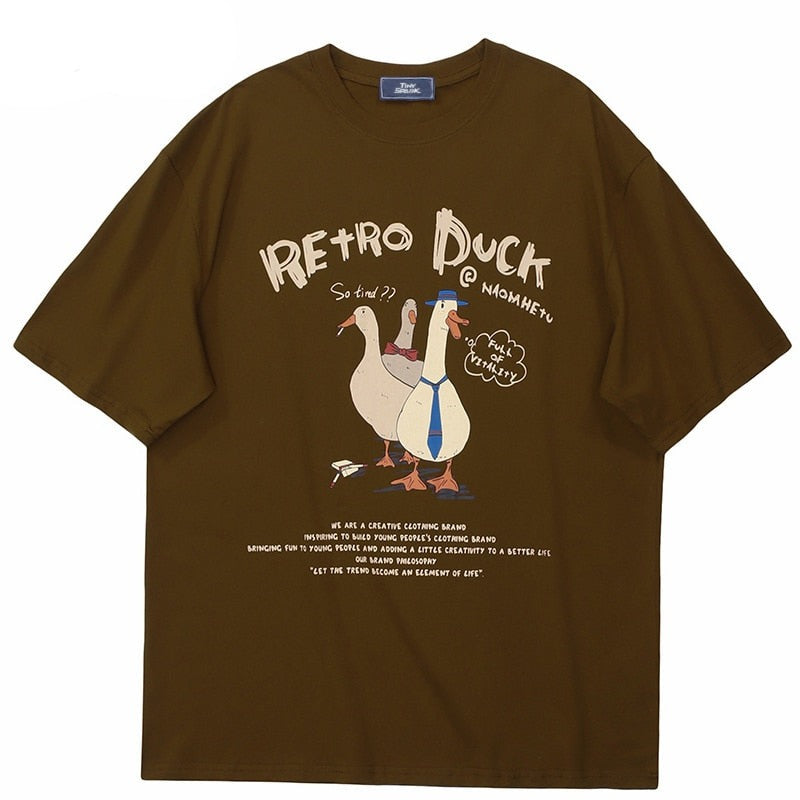 "Retro One" Graphic Unisex Streetwear Vintage Women Men Y2K T-Shirt