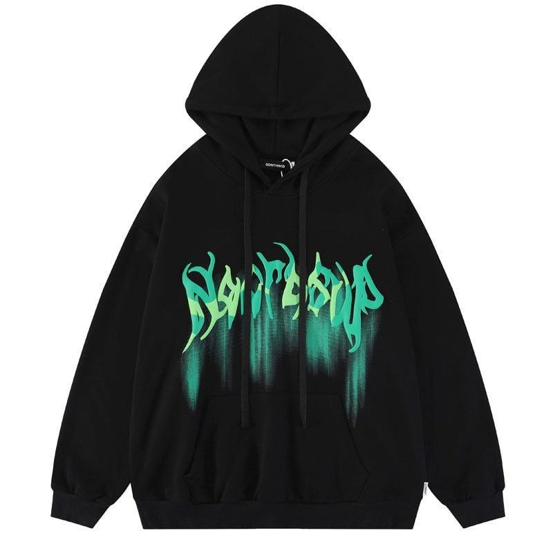 "Born With Horns" Unisex Men Women Streetwear Graphic Hoodie