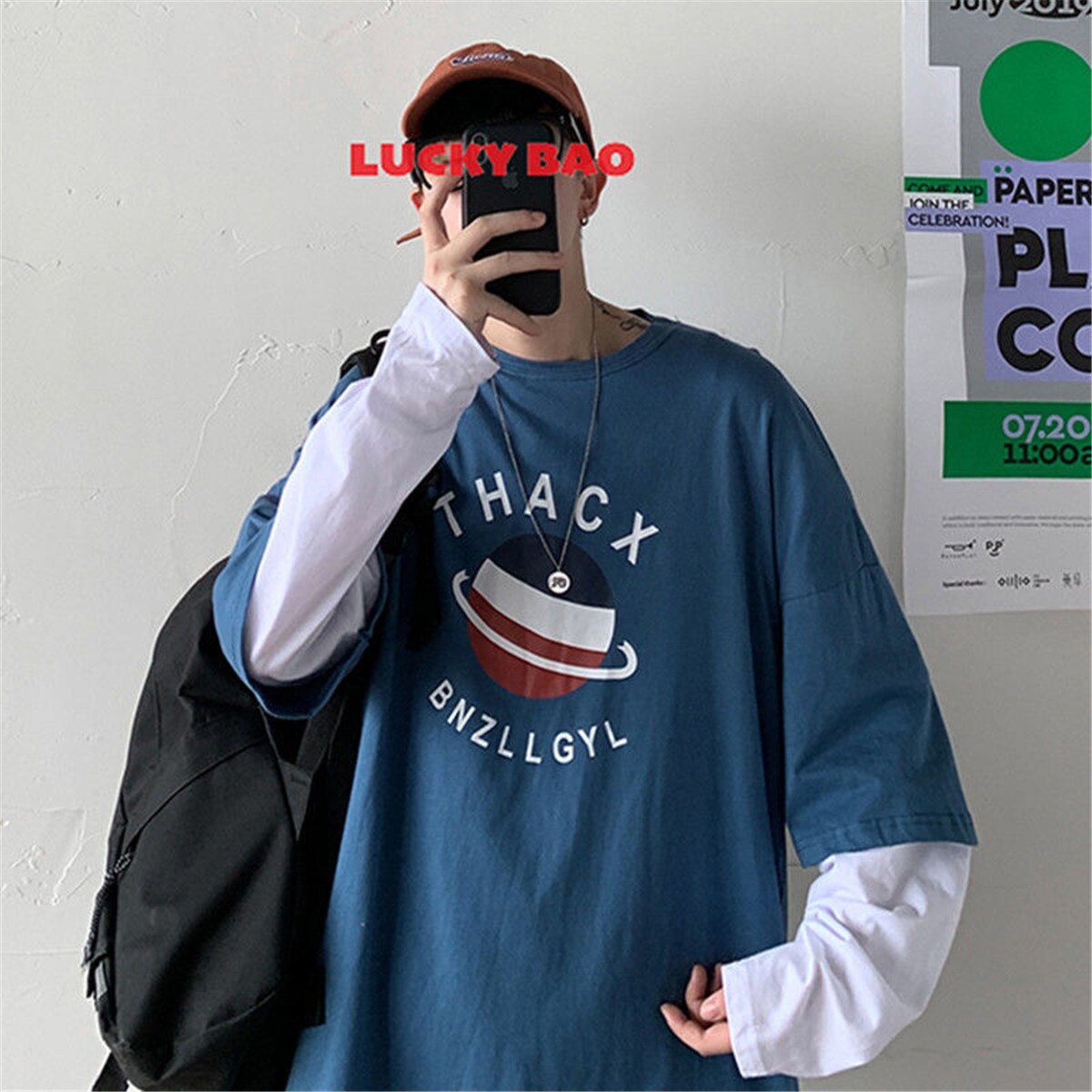 "Street Cross Collection" Graphic Unisex Streetwear Vintage Women Men Y2K Sweatshirt