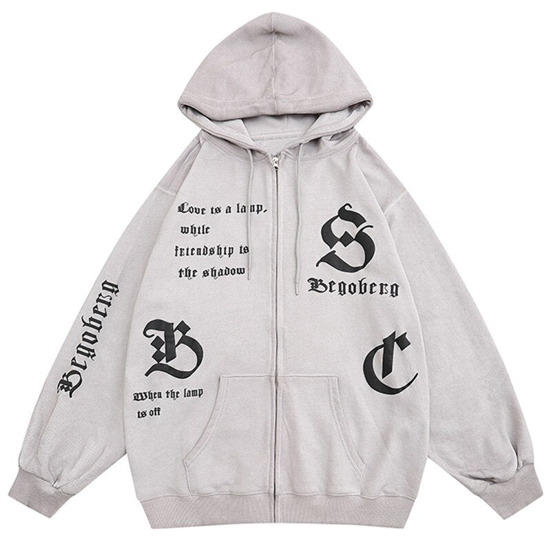 "The Wrong Side" Graphic Unisex Streetwear Vintage Women Men Y2K Hoodie