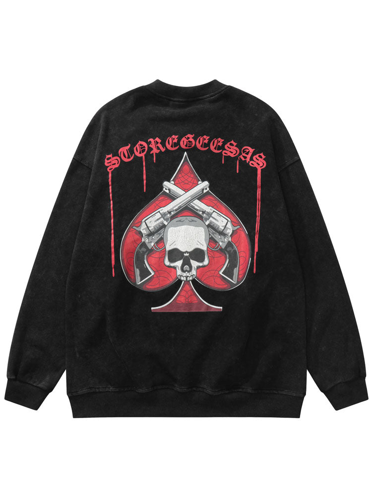 "Twin Target" Graphic Unisex Streetwear Vintage Women Men Y2K Sweatshirt