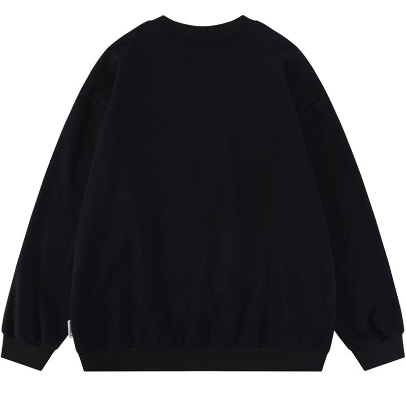 "Tragic Trio" Graphic Unisex Streetwear Vintage Women Men Y2K Sweatshirt