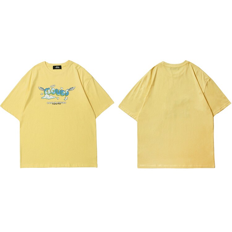 "Cloudy Day" Unisex Men Women Streetwear Graphic T-Shirt
