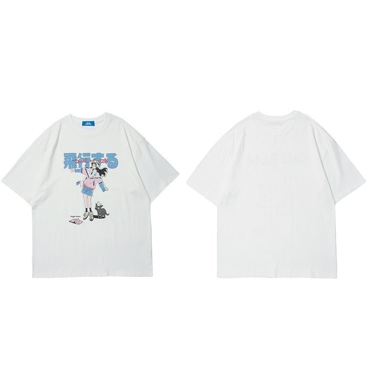 "Surfer" Graphic Unisex Streetwear Vintage Women Men Y2K T-Shirt