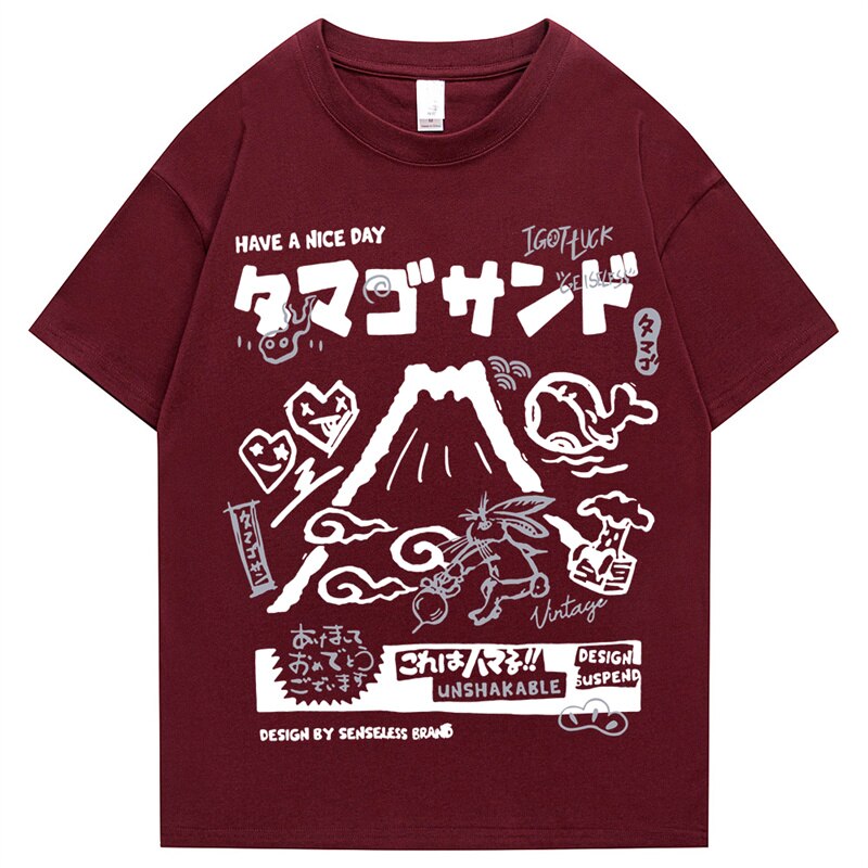 "Tall Climb" Graphic Unisex Streetwear Vintage Women Men Y2K T-Shirt