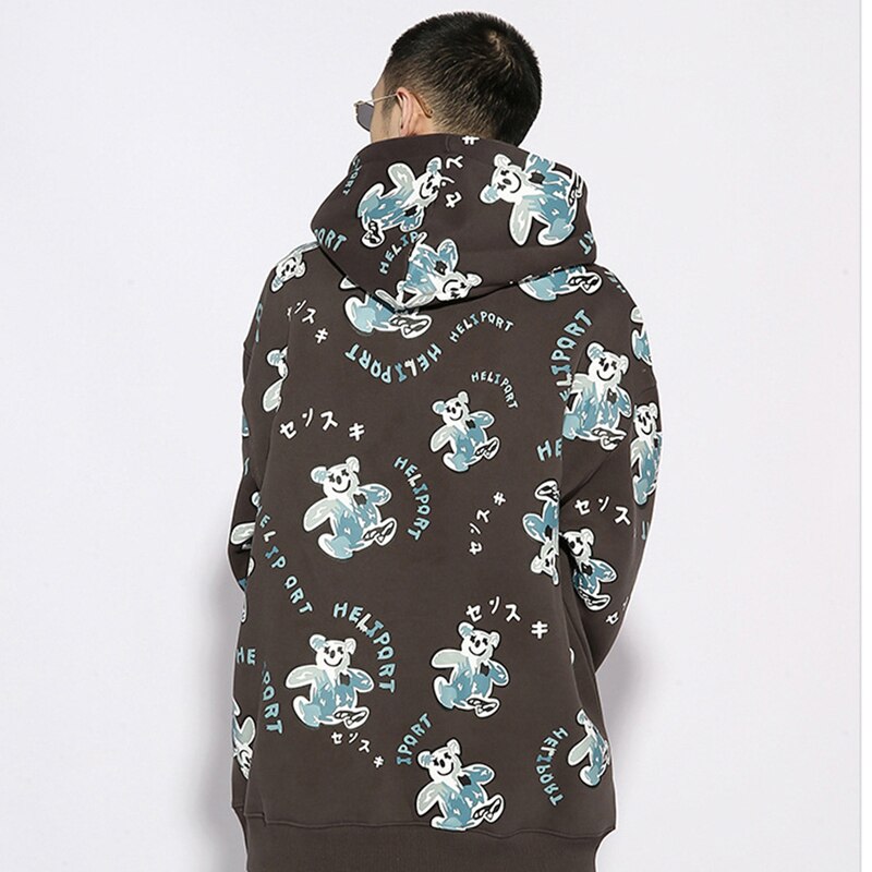 "Twin Flame" Graphic Unisex Streetwear Vintage Women Men Y2K Hoodie