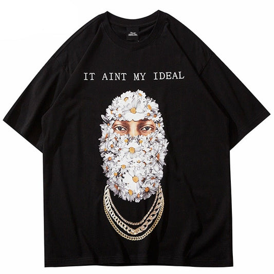 "Just Ideal" Graphic Unisex Streetwear Vintage Women Men Y2K T-Shirt