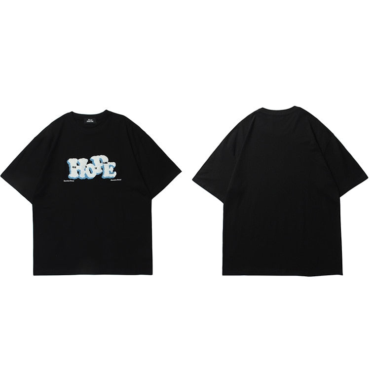 "Hope" Graphic Unisex Streetwear Women Men Y2K T-Shirt