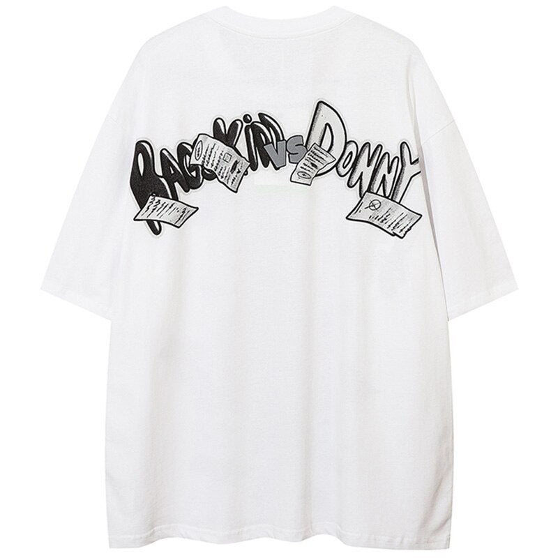 "Rack Them Up" Graphic Unisex Streetwear Vintage Women Men Y2K T-Shirt