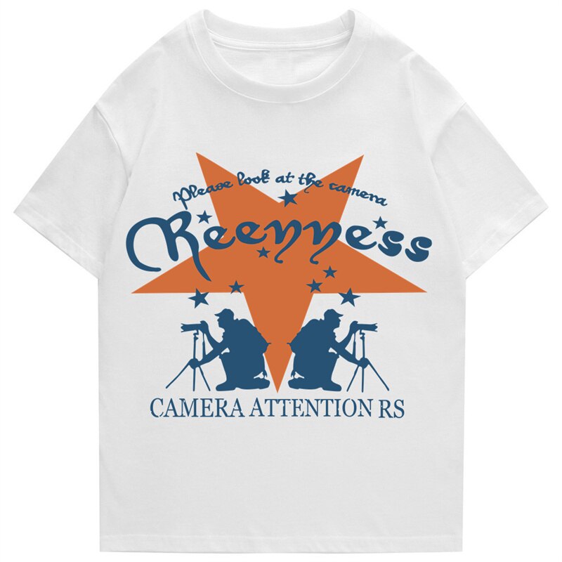 "Attention" Men Women Streetwear Unisex Graphic T-Shirt