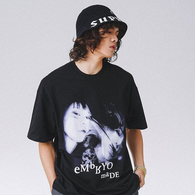 "Mind Control" Graphic Unisex Streetwear Vintage Women Men Y2K T-Shirt