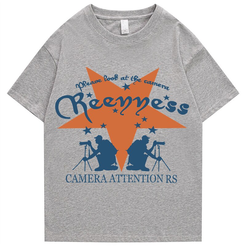 "Attention" Men Women Streetwear Unisex Graphic T-Shirt