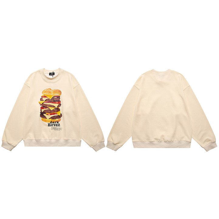 "Dark Harvest" Unisex Men Women Streetwear Graphic Sweater
