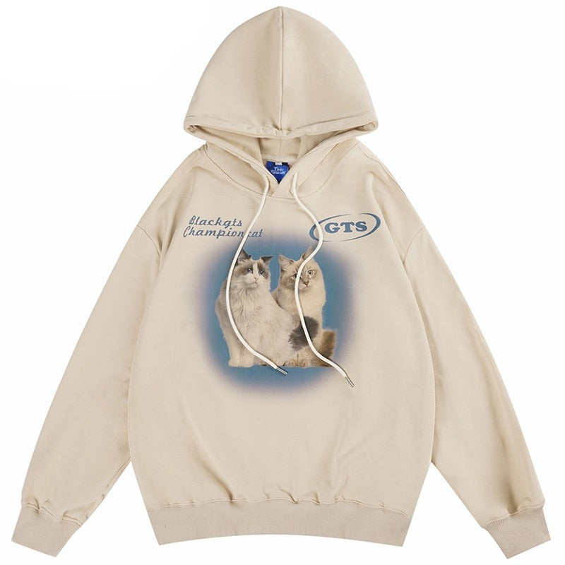 "Best Friends" Unisex Men Women Streetwear Graphic Hoodie