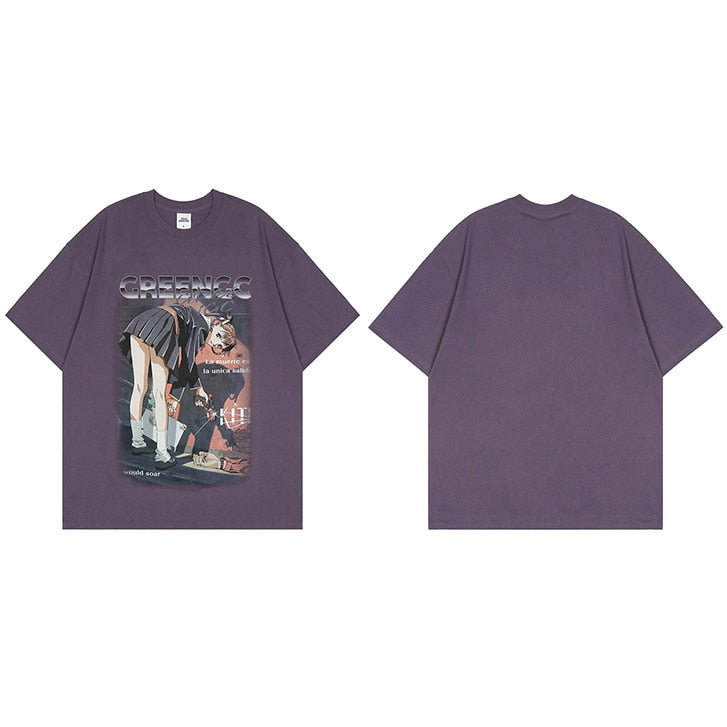 "Red Handed" Unisex Men Women Streetwear Graphic T-Shirt