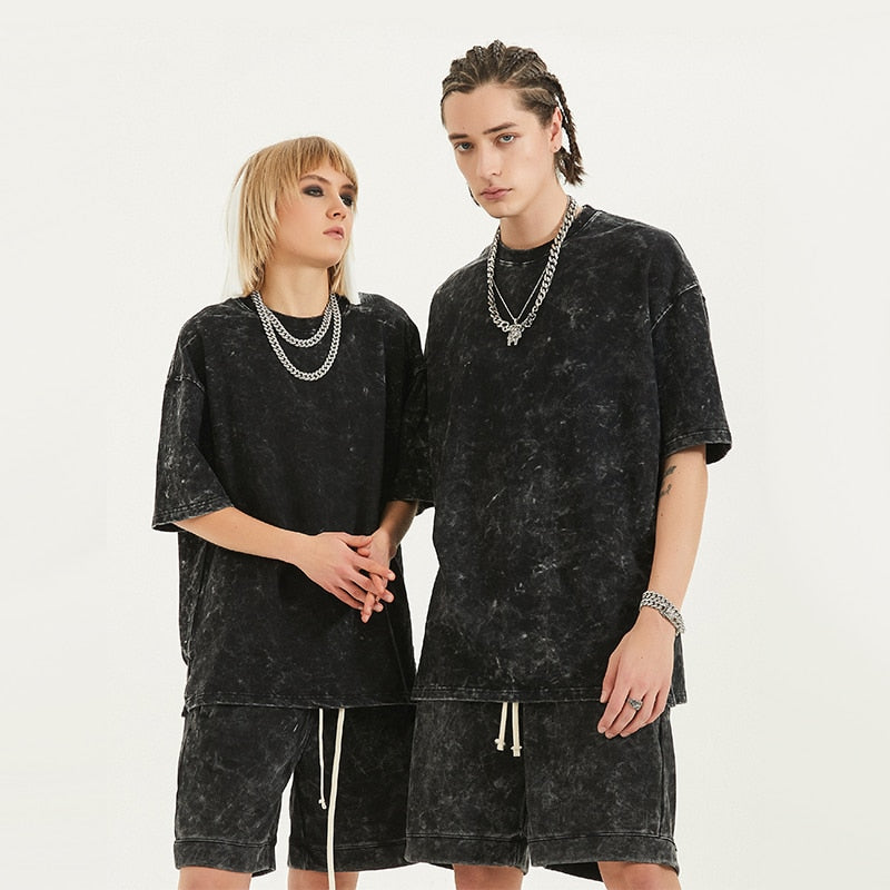 "Washed Out" Graphic Unisex Streetwear Vintage Women Men Y2K T-Shirt