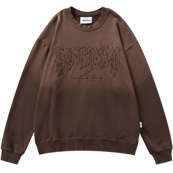 "Tombstone" Graphic Unisex Streetwear Vintage Women Men Y2K Sweatshirt