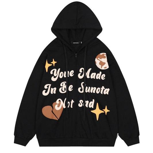 "Don't Be Sad" Unisex Men Women Streetwear Graphic Hoodie
