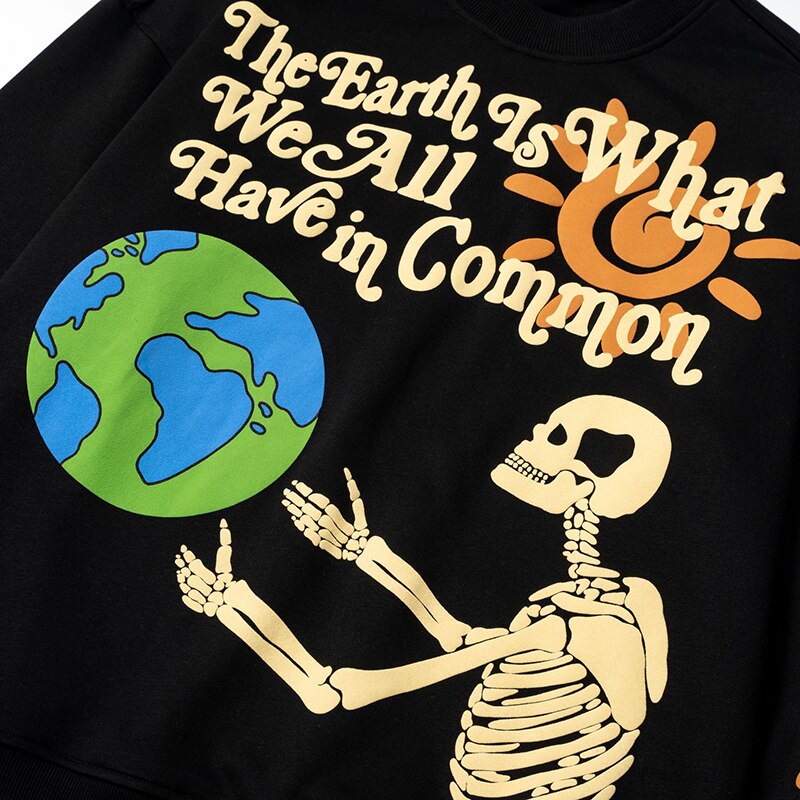 "All In Common" Unisex Men Women Streetwear Graphic Sweatshirt