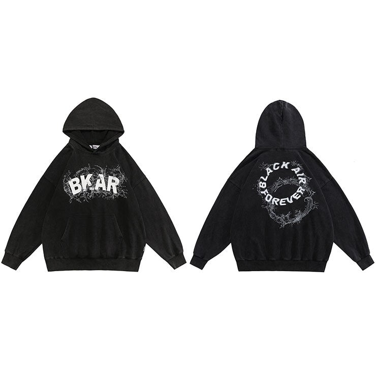 "Forever & Ever" Graphic Unisex Streetwear Women Men Y2K Hoodie