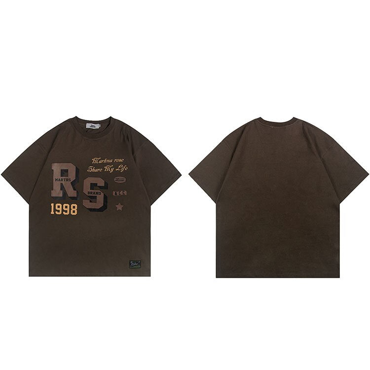 "Share Life" Graphic Unisex Streetwear Vintage Women Men Y2K T-Shirt