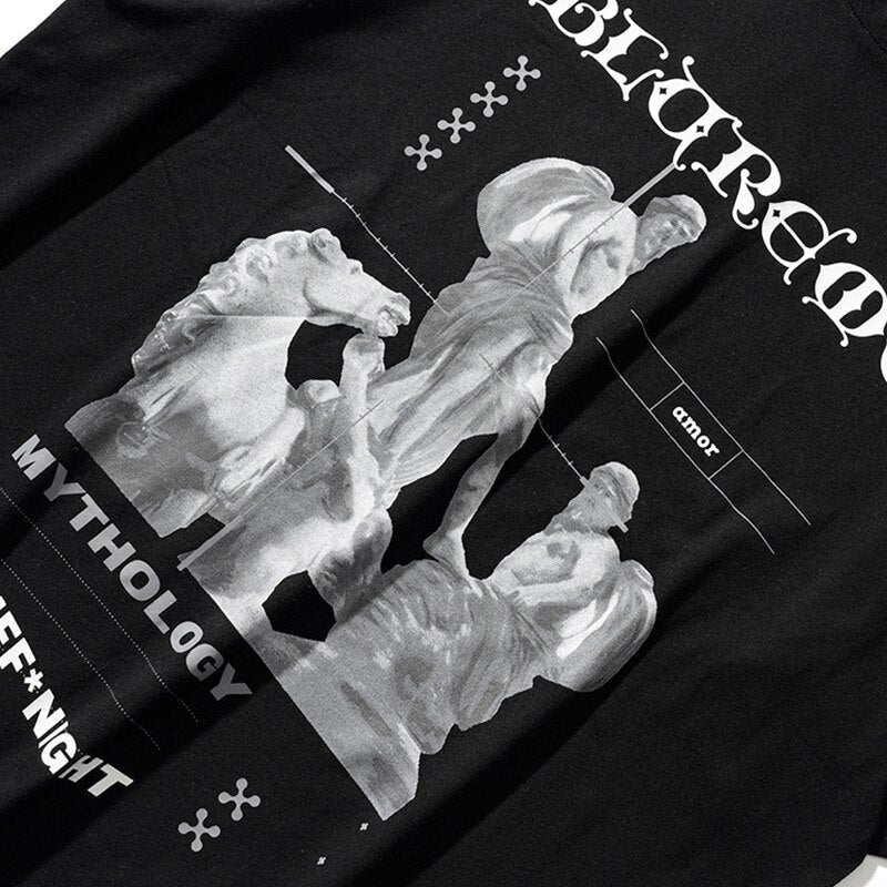 "Ancient History" Unisex Men Women Streetwear Graphic T-Shirt