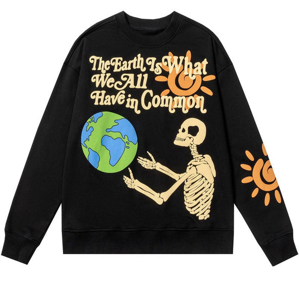 "All Around The World" Unisex Men Women Streetwear Graphic Sweatshirt