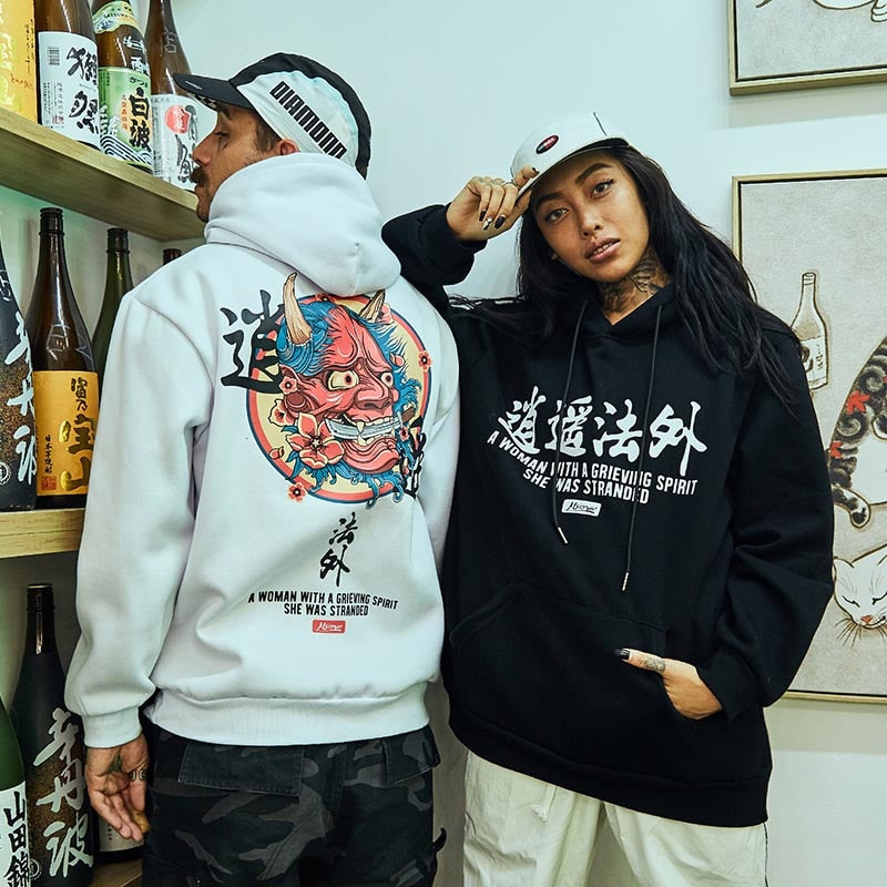 "The Devil You Know" Graphic Unisex Streetwear Vintage Women Men Y2K Hoodie