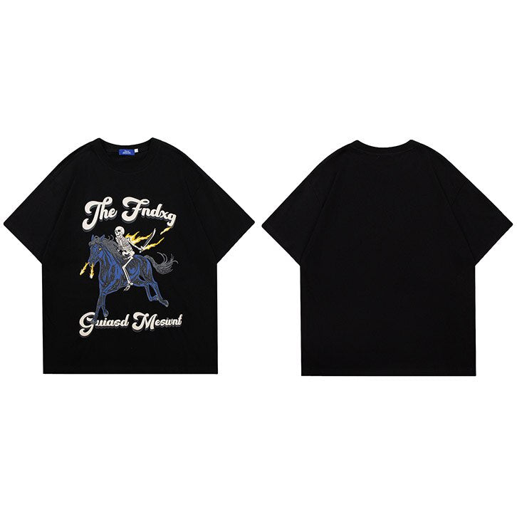 "Guided" Graphic Unisex Streetwear Vintage Women Men Y2K T-Shirt