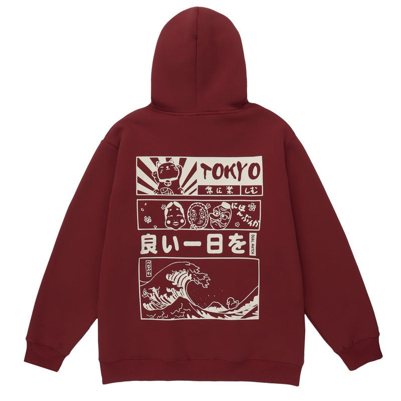 "Drift King" Unisex Men Women Streetwear Graphic Hoodie