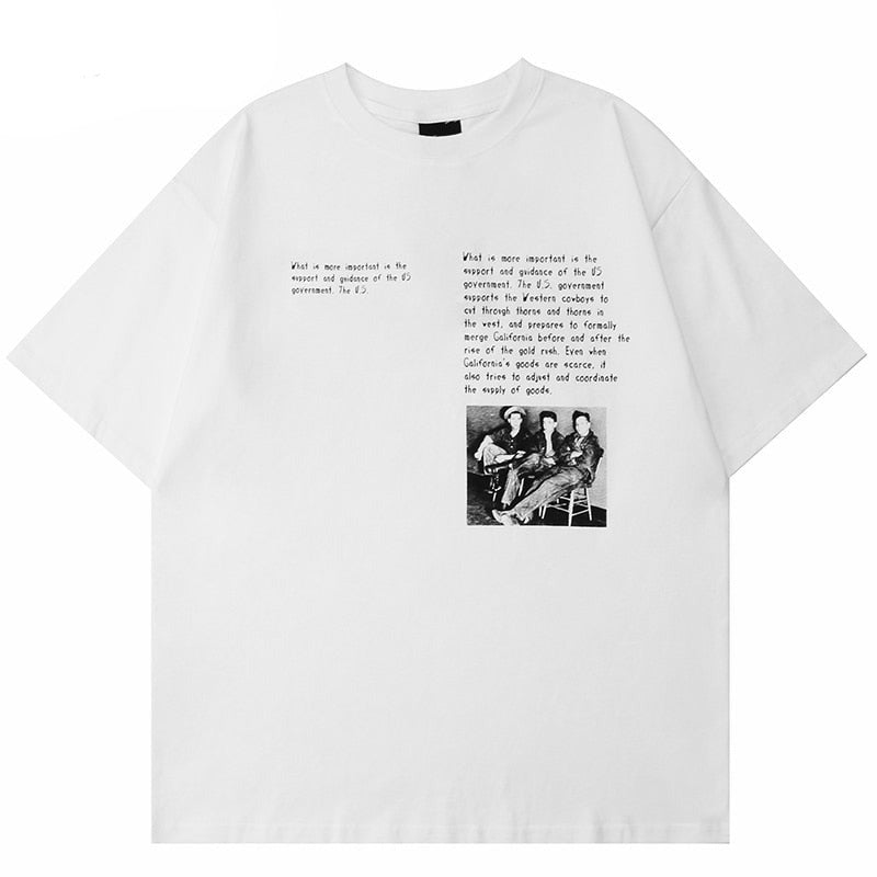 "Movie Time" Graphic Unisex Streetwear Vintage Women Men Y2K T-Shirt