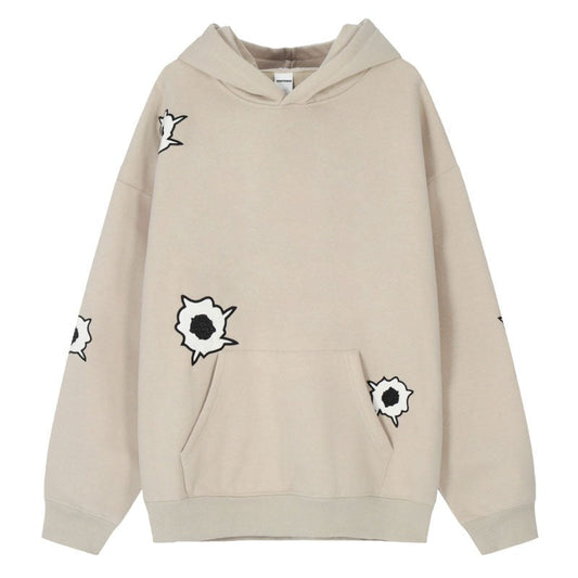 "Missed Dots" Graphic Unisex Streetwear Vintage Women Men Y2K Hoodie