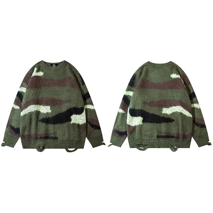 "Cold Forrest" Unisex Men Women Streetwear Graphic Sweater