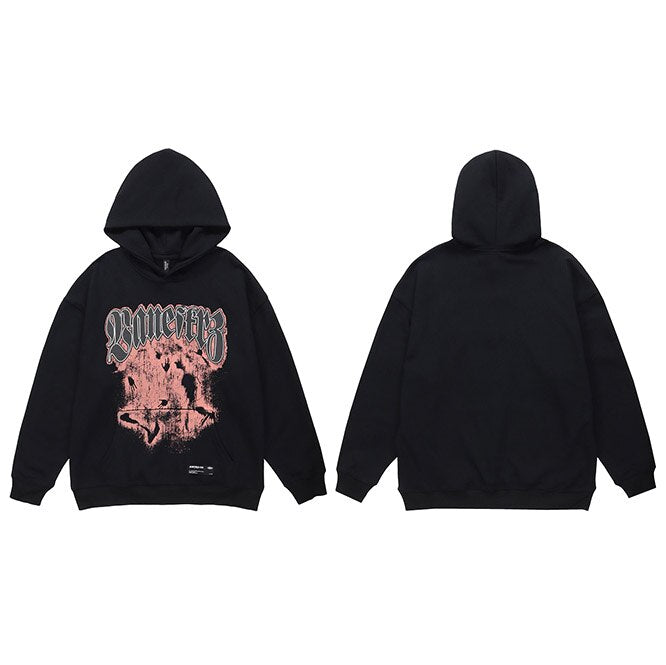"Black Market" Unisex Men Women Streetwear Graphic Hoodie