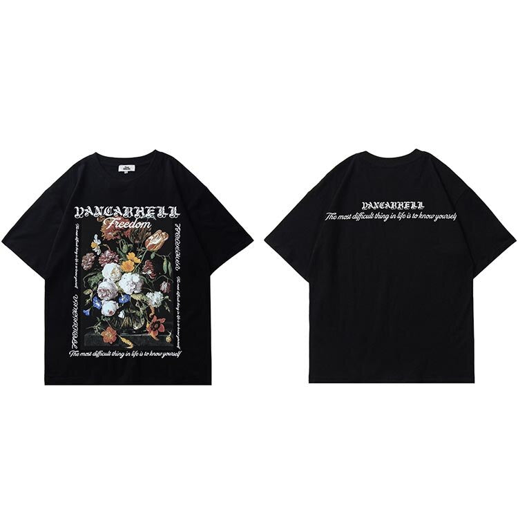 "Freedom" Graphic Unisex Streetwear Women Men Y2K T-Shirt