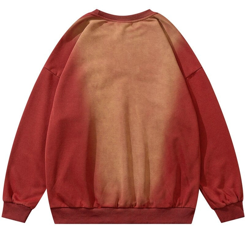 "Without Makeup" Graphic Unisex Streetwear Vintage Women Men Y2K Sweatshirt