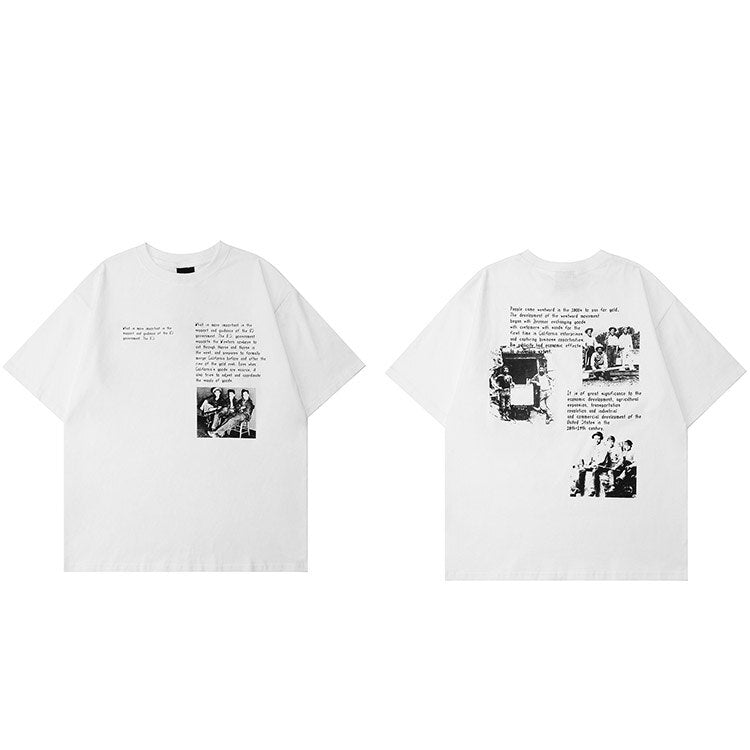 "Movie Time" Graphic Unisex Streetwear Vintage Women Men Y2K T-Shirt