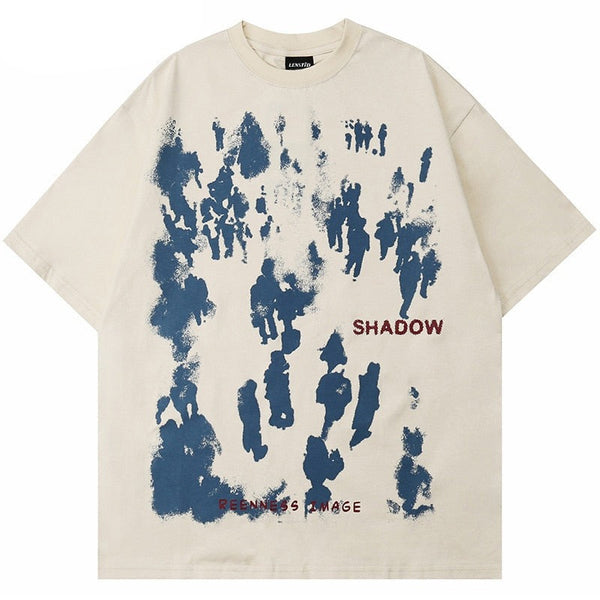 "Shadow Runner" Graphic Unisex Streetwear Vintage Women Men Y2K T-Shirt